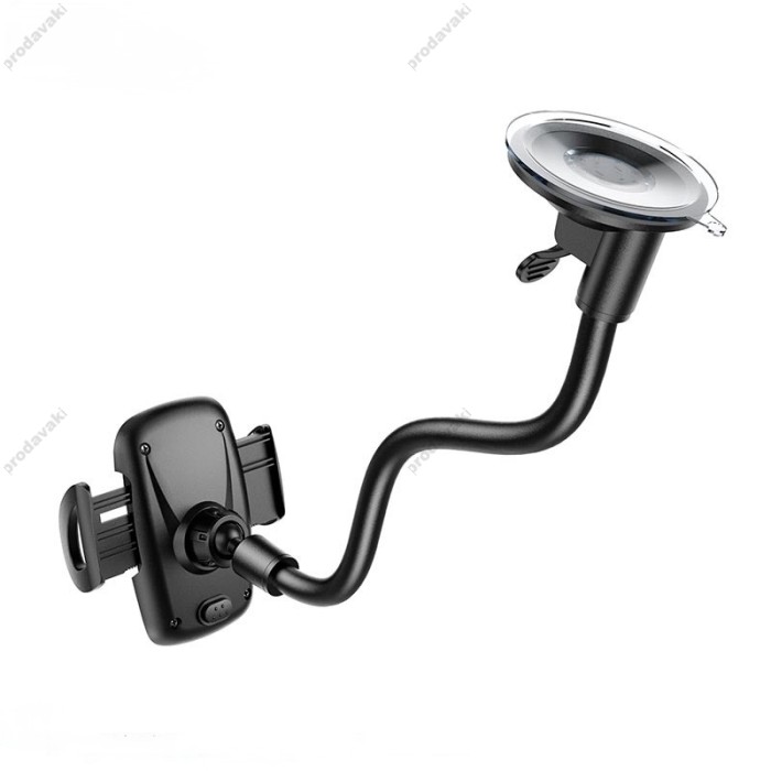 Автомобільний тримач Hoco DCA31 Plus Cool Speed windshield car holder Black
